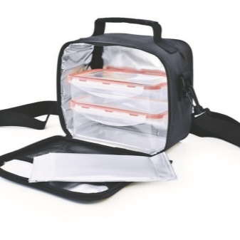 Сумку-термос (62 фото): моделі для їжі з контейнерами, для пляшечок, відгуки