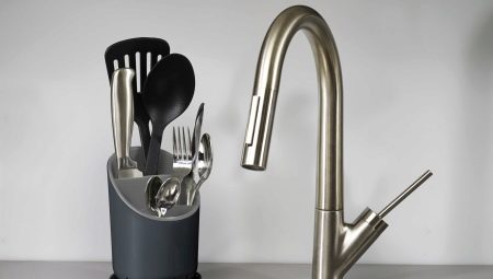 Сушарки для столових приладів: як вибрати ящик для зберігання ложок і виделок на кухні? Опис сушіння на рейлінг і інших моделей