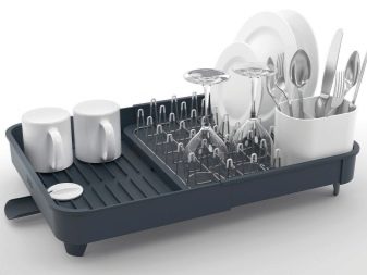 Сушарки для столових приладів: як вибрати ящик для зберігання ложок і виделок на кухні? Опис сушіння на рейлінг і інших моделей