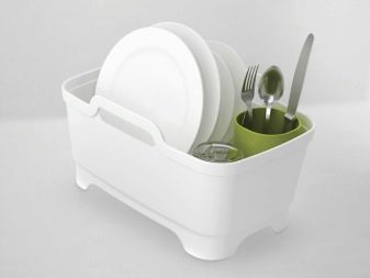 Сушарки для столових приладів: як вибрати ящик для зберігання ложок і виделок на кухні? Опис сушіння на рейлінг і інших моделей