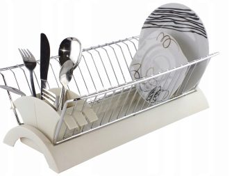 Сушарки для столових приладів: як вибрати ящик для зберігання ложок і виделок на кухні? Опис сушіння на рейлінг і інших моделей