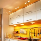 Світильники для кухні (74 фото): кухонні бра настінні сенсорні світильники, накладні і трекові світильники та плафони, інші варіанти