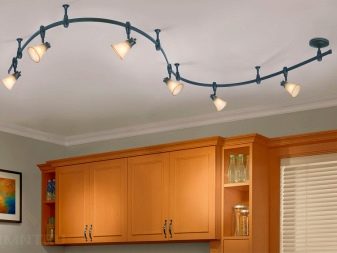 Світильники для кухні (74 фото): кухонні бра настінні сенсорні світильники, накладні і трекові світильники та плафони, інші варіанти