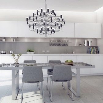 Світильники для кухні (74 фото): кухонні бра настінні сенсорні світильники, накладні і трекові світильники та плафони, інші варіанти