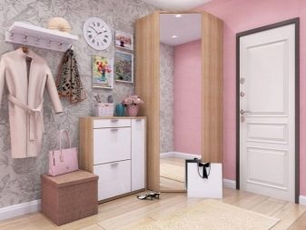 Світла передпокій (85 фото): дизайн шафи і вхідних дверей в світлих тонах в коридорі, інтер’єр передпокою кольору слонової кістки і інші варіанти