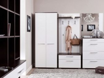 Світла передпокій (85 фото): дизайн шафи і вхідних дверей в світлих тонах в коридорі, інтер’єр передпокою кольору слонової кістки і інші варіанти