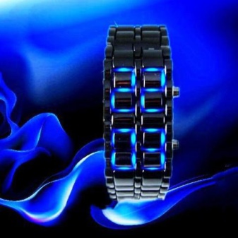 світлодіодні Наручні годинники (37 фото): настінні вироби на світлодіодних матрицях, переваги LED