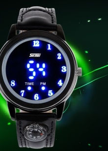 світлодіодні Наручні годинники (37 фото): настінні вироби на світлодіодних матрицях, переваги LED
