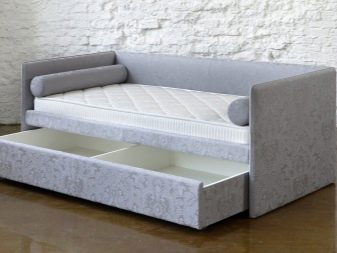 Тахта з ортопедичним матрацом і ящиком для білизни: вибираємо кутову тахту-ліжко, розміри двоспальним та односпальним, огляд видів, їх плюси і мінуси
