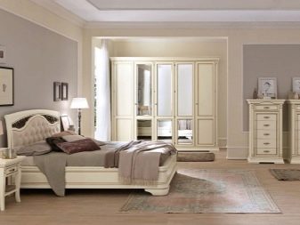 Італійські спальні (72 фото): огляд меблів з Італії, особливості вибору гарнітура в сучасному і класичному, бароко і модерн стилях з масиву дерева
