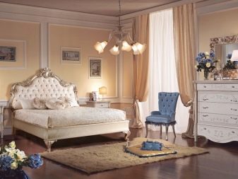 Італійські спальні (72 фото): огляд меблів з Італії, особливості вибору гарнітура в сучасному і класичному, бароко і модерн стилях з масиву дерева
