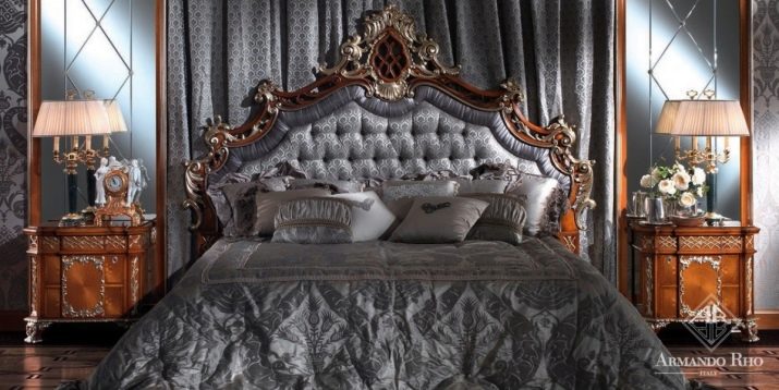 Італійські спальні (72 фото): огляд меблів з Італії, особливості вибору гарнітура в сучасному і класичному, бароко і модерн стилях з масиву дерева