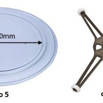 Тарілки для мікрохвильової печі: як підібрати скляний піддон для СВЧ від LG, Samsung та інших виробників? Розміри тарілок