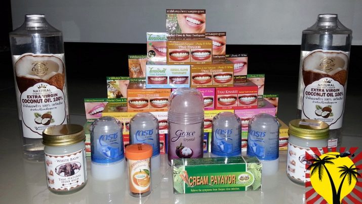 Тайська косметика (46 фото): яку косметику привезти з Таїланду? Рекомендації. Таїландська косметика для особи та інші види. Відгуки косметологів