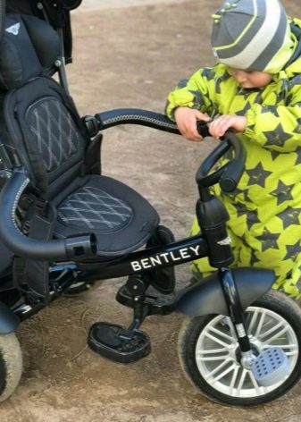 Триколісні велосипеди Bentley: огляд дитячих 3-колісних велосипедів-колясок Bentley BN2 та інших синіх і рожевих, зелених, червоних і чорних моделей