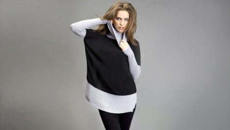 Трикотажні туніки (176 фото): фасони жіночих тунік з трикотажу, турецькі туніки, ошатні, домашні, з довгим рукавом