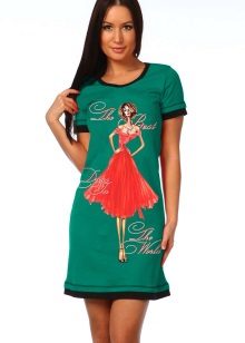 Трикотажні туніки (176 фото): фасони жіночих тунік з трикотажу, турецькі туніки, ошатні, домашні, з довгим рукавом