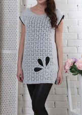 Трикотажні туніки (176 фото): фасони жіночих тунік з трикотажу, турецькі туніки, ошатні, домашні, з довгим рукавом