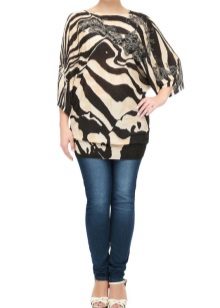 Трикотажні туніки (176 фото): фасони жіночих тунік з трикотажу, турецькі туніки, ошатні, домашні, з довгим рукавом