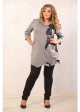 Трикотажні туніки (176 фото): фасони жіночих тунік з трикотажу, турецькі туніки, ошатні, домашні, з довгим рукавом