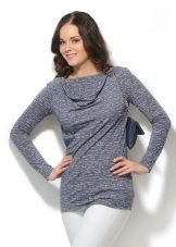 Трикотажні туніки (176 фото): фасони жіночих тунік з трикотажу, турецькі туніки, ошатні, домашні, з довгим рукавом