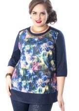 Трикотажні туніки (176 фото): фасони жіночих тунік з трикотажу, турецькі туніки, ошатні, домашні, з довгим рукавом