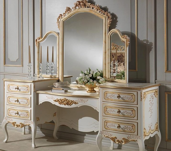 Трюмо і трельяж в передпокій (43 фото): вибір кутових та інших трельяжів з дзеркалом в коридор