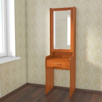 Трюмо і трельяжі в спальню: розміри кутових дзеркал, біле трюмо і моделі інших відтінків