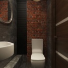 Туалет в стилі лофт (40 фото): варіанти дизайну інтер’єру туалету дуже маленькій площі, вибір унітазу