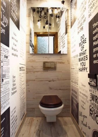 Туалет в стилі лофт (40 фото): варіанти дизайну інтер’єру туалету дуже маленькій площі, вибір унітазу