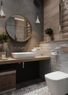 Туалет в стилі лофт (40 фото): варіанти дизайну інтер’єру туалету дуже маленькій площі, вибір унітазу