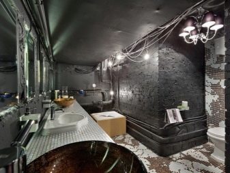 Туалет в стилі лофт (40 фото): варіанти дизайну інтер’єру туалету дуже маленькій площі, вибір унітазу