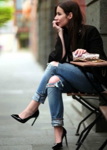 Туфлі з джинсами (74 фото): як носити з сорочкою, які жіночі туфлі можна взути під джинси