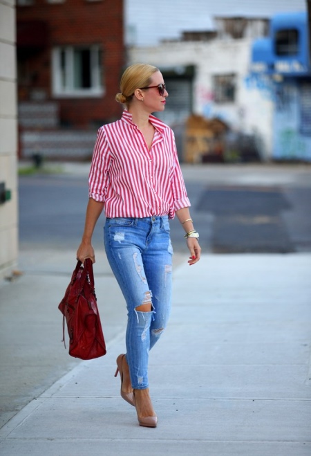 Туфлі з джинсами (74 фото): як носити з сорочкою, які жіночі туфлі можна взути під джинси