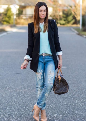 Туфлі з джинсами (74 фото): як носити з сорочкою, які жіночі туфлі можна взути під джинси