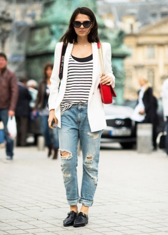 Туфлі з джинсами (74 фото): як носити з сорочкою, які жіночі туфлі можна взути під джинси