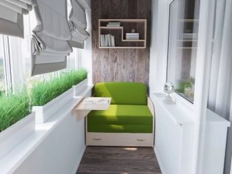 Тумба на балкон (43 фото): як вибрати вбудовані пластикові тумбочки і з вагонки для зберігання овочів?