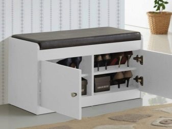 Тумба з сидінням в передпокій (52 фото): види тумбочок з м’яким сидінням у коридор. Особливості дизайну і правила вибору