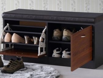 Тумба з сидінням в передпокій (52 фото): види тумбочок з м’яким сидінням у коридор. Особливості дизайну і правила вибору