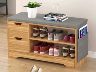 Тумба з сидінням в передпокій (52 фото): види тумбочок з м’яким сидінням у коридор. Особливості дизайну і правила вибору