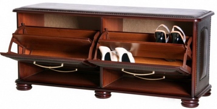 Тумба з сидінням в передпокій (52 фото): види тумбочок з м’яким сидінням у коридор. Особливості дизайну і правила вибору