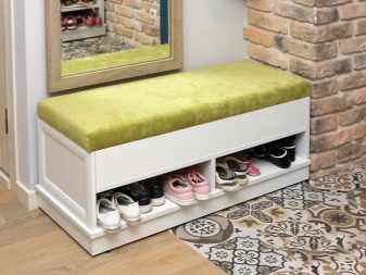 Тумба з сидінням в передпокій (52 фото): види тумбочок з м’яким сидінням у коридор. Особливості дизайну і правила вибору
