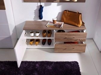 Тумба з сидінням в передпокій (52 фото): види тумбочок з м’яким сидінням у коридор. Особливості дизайну і правила вибору