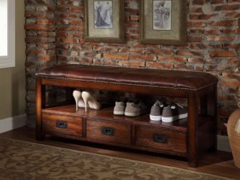 Тумба з сидінням в передпокій (52 фото): види тумбочок з м’яким сидінням у коридор. Особливості дизайну і правила вибору