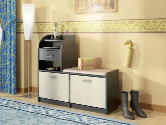 Тумба з сидінням в передпокій (52 фото): види тумбочок з м’яким сидінням у коридор. Особливості дизайну і правила вибору