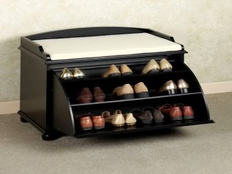 Тумба з сидінням в передпокій (52 фото): види тумбочок з м’яким сидінням у коридор. Особливості дизайну і правила вибору