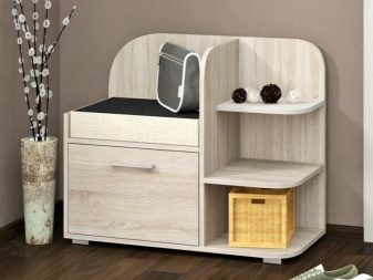 Тумба з сидінням в передпокій (52 фото): види тумбочок з м’яким сидінням у коридор. Особливості дизайну і правила вибору