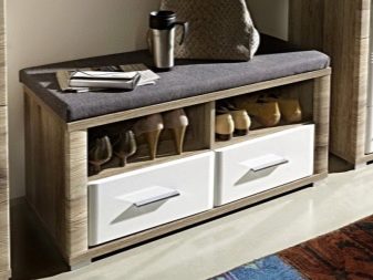 Тумба з сидінням в передпокій (52 фото): види тумбочок з м’яким сидінням у коридор. Особливості дизайну і правила вибору