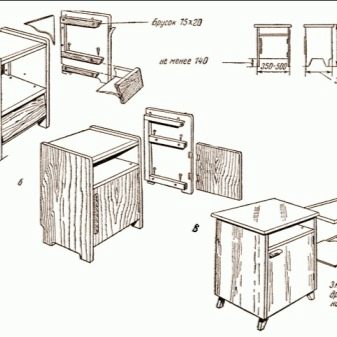 Тумби для спальні (46 фото): як зробити своїми руками? Огляд підвісних тумб під телевізор та для одягу, кутових і довгих білого та іншого кольорів