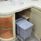 Тумби під мийку на кухню (45 фото): шафи під раковину з розмірами 60х80 та 50х60 см, вибір підлогових кухонних тумбочок